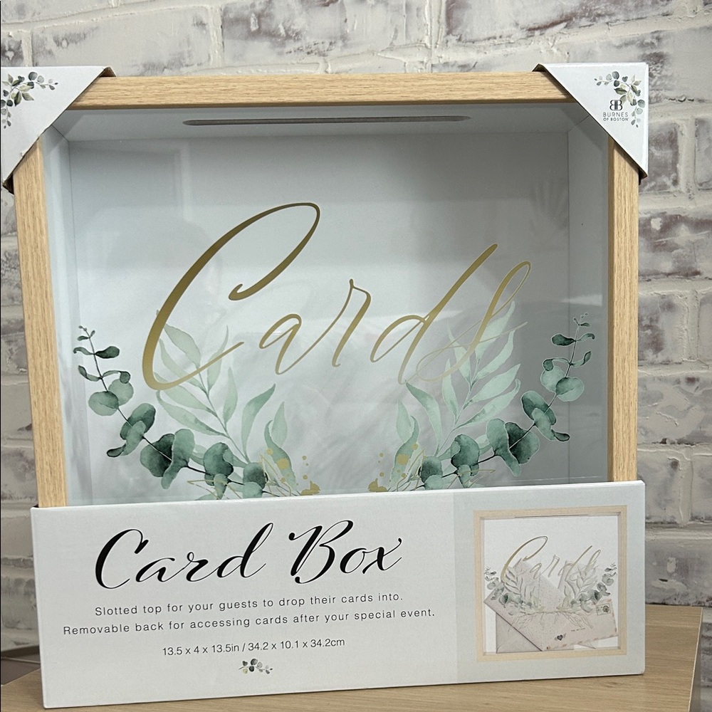 NEW in box- Burnes of Boston card box